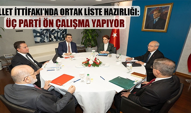 Üç parti, ortak liste için ön çalışma yapıyor