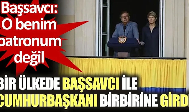 Bir ülkede başsavcı ile cumhurbaşkanı birbirine girdi