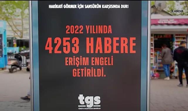 İstanbul’da ‘görünmeyen’ sansür protestosu