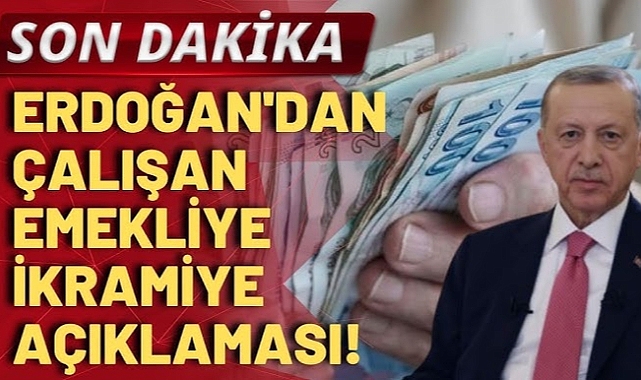 Başkan Recep Tayyip Erdoğan tarih vererek müjdeyi duyurdu: Çalışan emekliye 5 bin TL ikramiye....