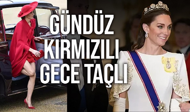 Kırmızılı Kate rüzgar gibi esti, geçti... Kimsenin gözü Camilla'yı görmedi