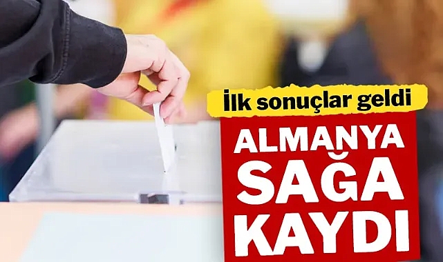ALMANYA'DA SEÇİMLERİ SAĞ PARTİLER KAZANDI