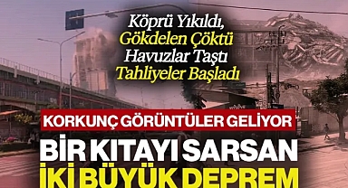 Asya Şokta, Peş Peşe İki Büyük Depremle Sarsıldı: Felaketten İlk Görüntüler
