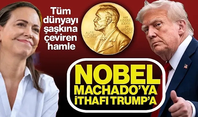 Machado'dan Büyük Jest: Nobel Venezuela’ya Gitti, İthaf Trump’a Geldi