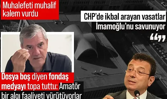 Yılmaz Özdil fondaş medyaya topa tuttu: “Takım tutar gibi amigoluk yapıyorlar”