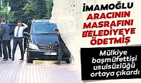 İmamoğlu’na bir dava da Beylikdüzü’nden, Araç masraflarını belediyeye ödetmiş..