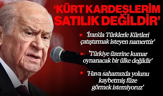 MHP Lideri Devlet Bahçeli'den Önemli Açıklamalar: 'Türkiye Üzerinde Kumar Oynanacak Ülke Değildir'