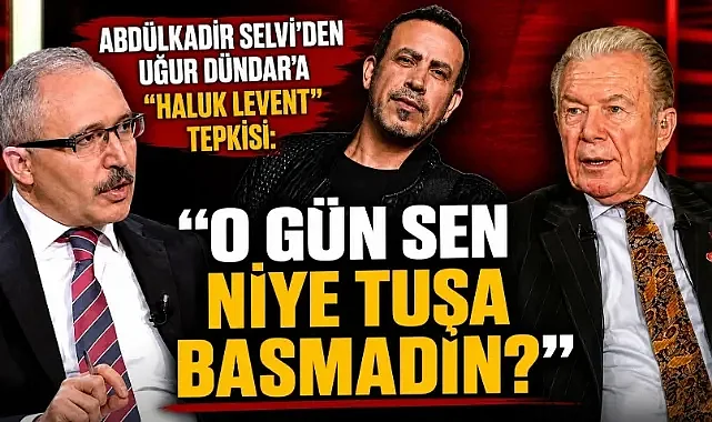 Abdülkadir Selvi'den Uğur Dündar'a