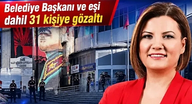 İzmit Belediyesi'ne operasyon! Fatma Kaplan Hürriyet ve eşi gözaltına alındı! Belediye binası ve evinde arama yapılıyor