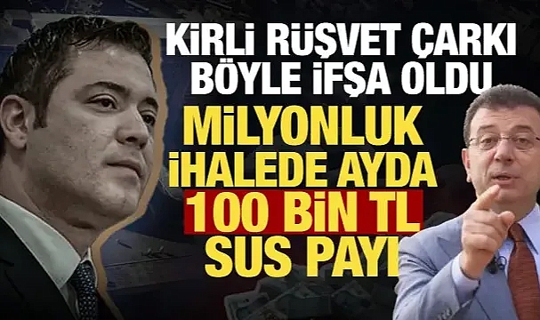 İBB'deki kirli rüşvet çarkı ifşa oldu! 67 milyon liralık ihalede şoke eden sus payı